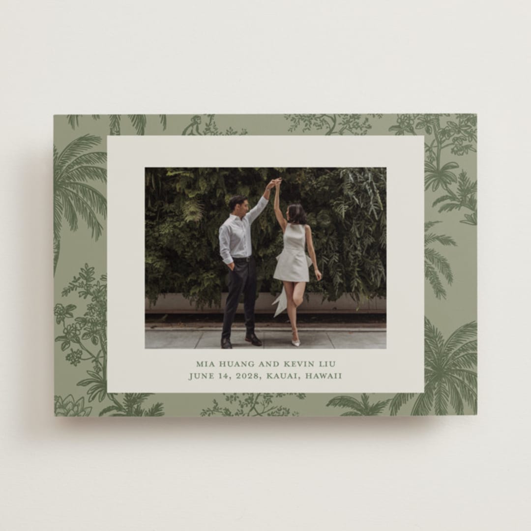 "Tropicale" - Save the Dates in Jungle by Jenna Holcomb - Front