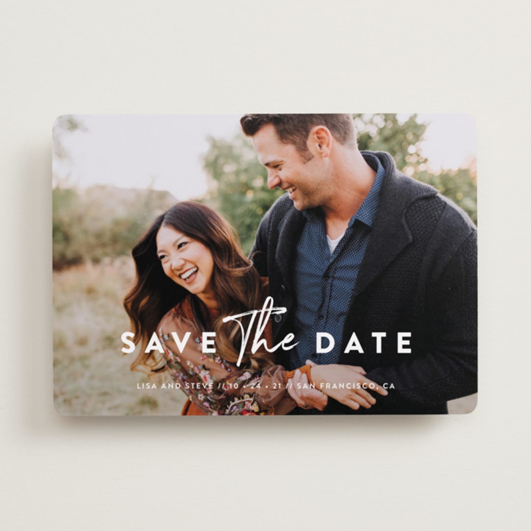 "modern classic" - Save the Dates in Porcelain by Chryssi Tsoupanarias - Front