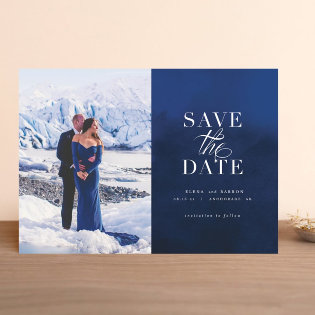 "Velvet" - Save the Dates in Denim by AK Graphics - Front