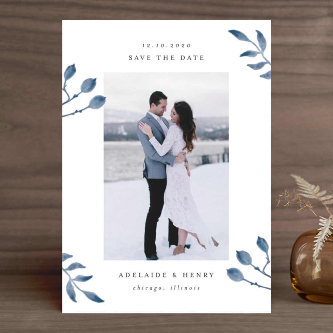 "Serenity" - Save the Dates in Nigella by Lehan Veenker - Front