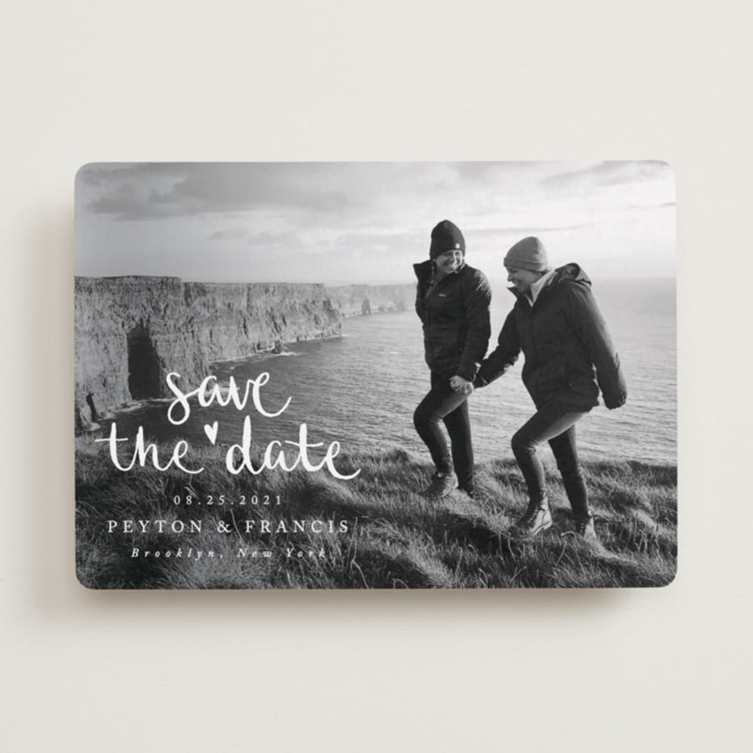 "Lovely couple" - Save the Dates in Moon by Claudia Orengo - Front