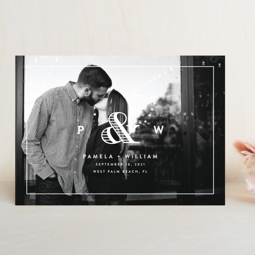 "Esquire" - Save the Dates in Cloud by Kim Dietrich Elam - Front