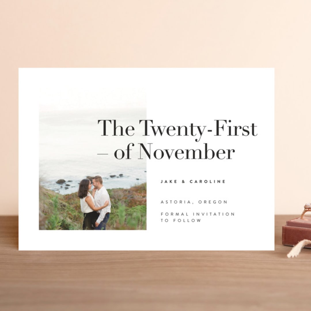 "Frankie" - Save the Dates in Ink by Karen Schipper - Front