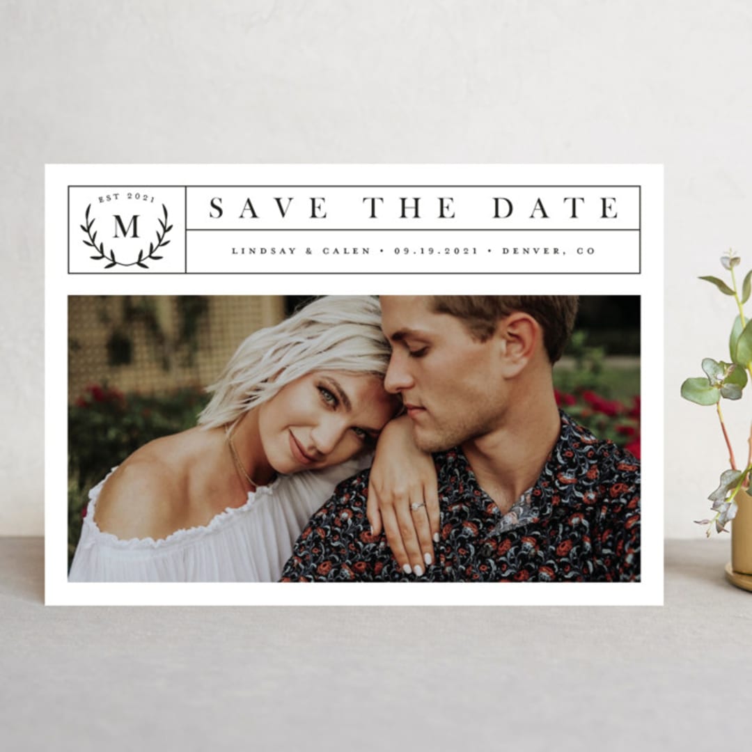 "Inaugural" - Save the Dates in Chiffon by Lisa McLean - Front
