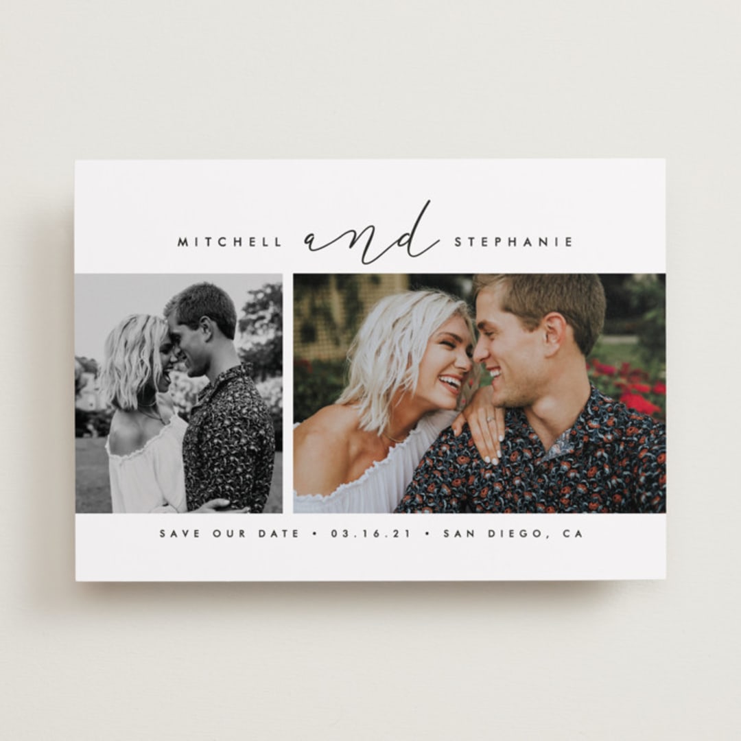 "A Modern Duo" - Save the Dates in Ice by jomolo - Front