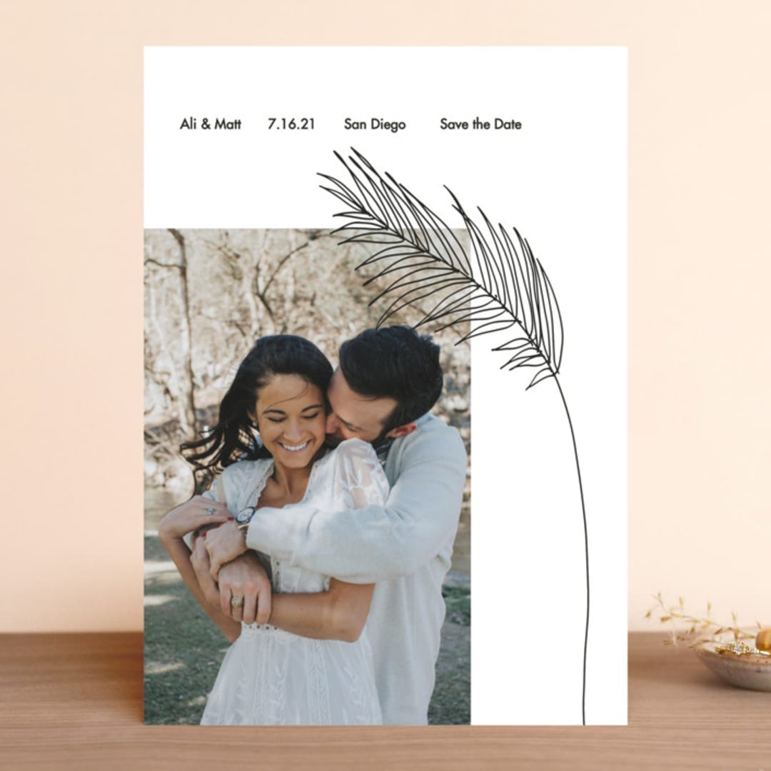 "Palm" - Save the Dates in Night by Elsa Duncan - Front