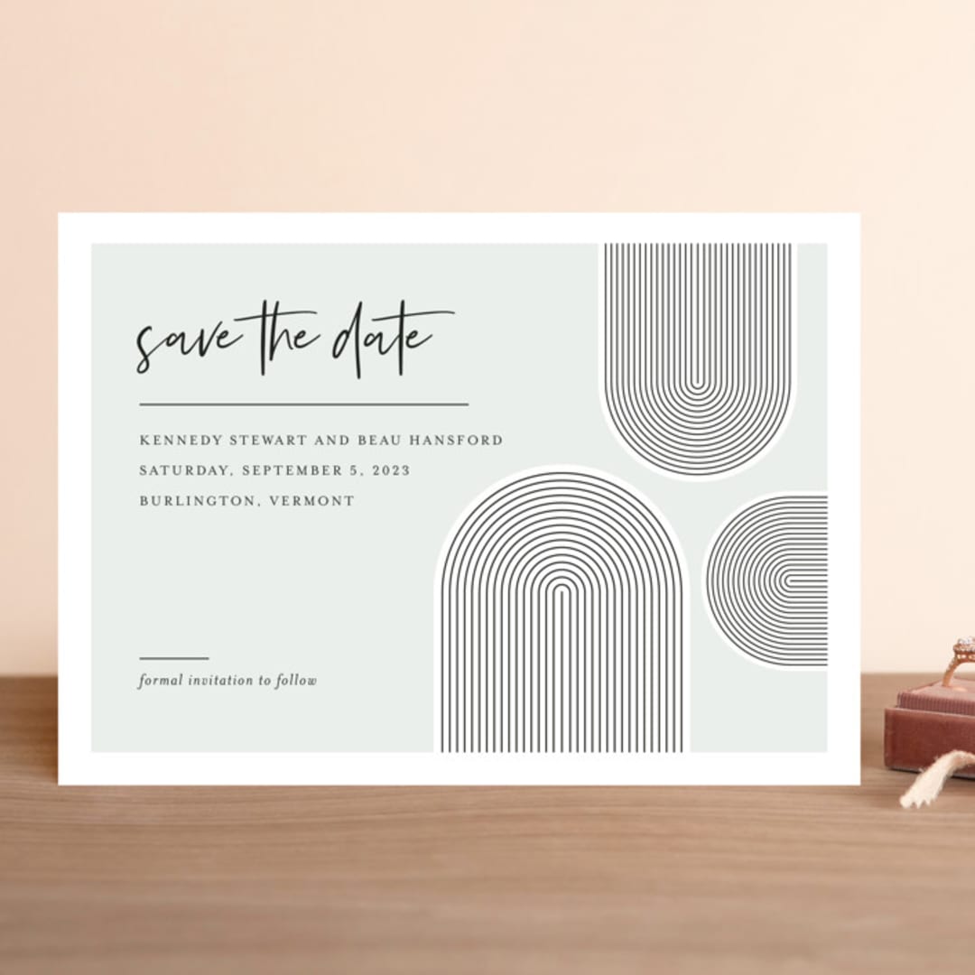 "Deco Do" - Save the Dates in Sky by Shari Margolin - Front