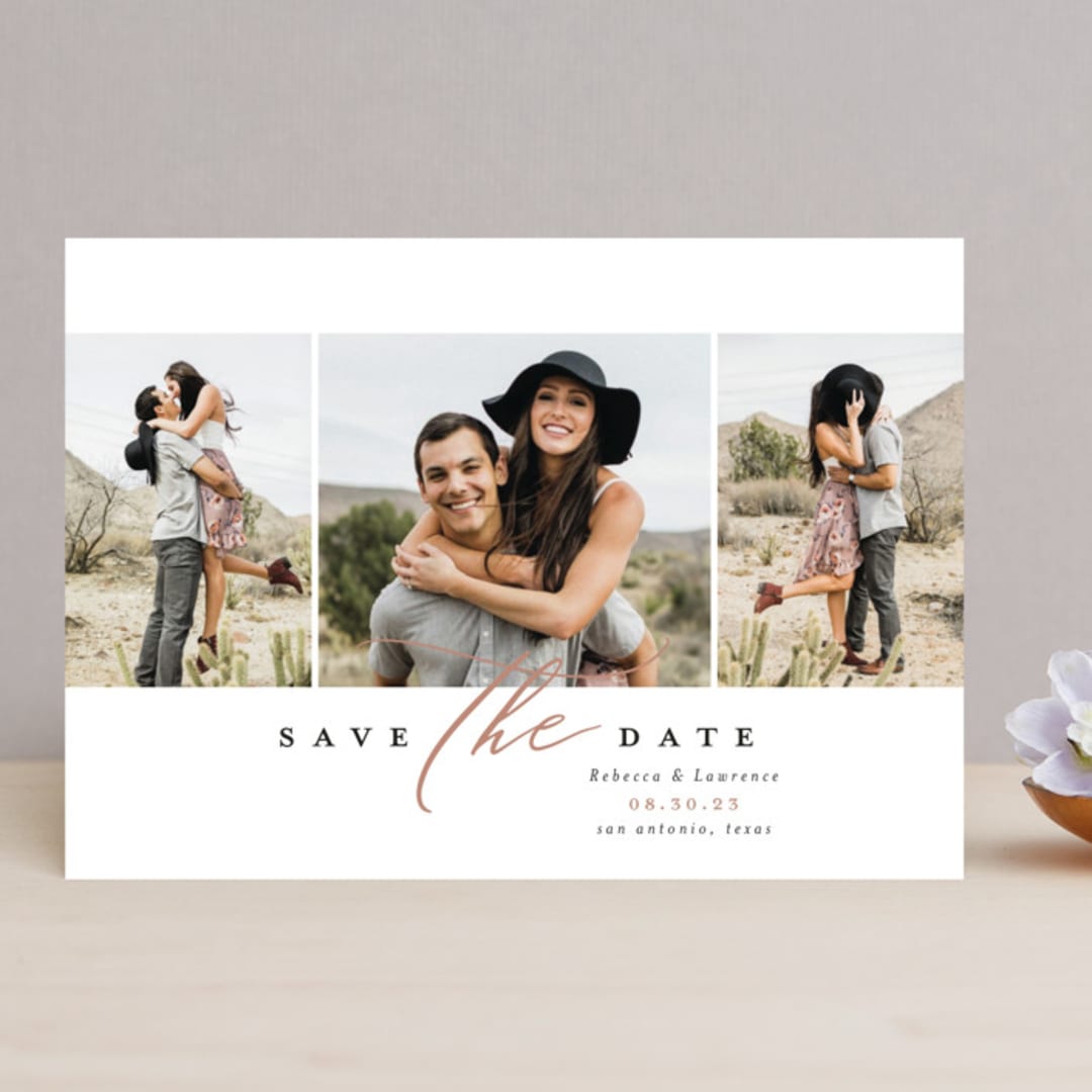 "sweet thing" - Save the Dates in Rust by Laura Hamm - Front