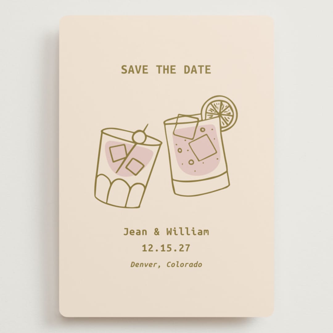 "Cheers!" - Save the Dates in Sand by Becca Robinson - Front