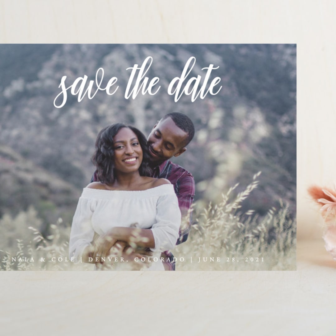 "mystic" - Save the Dates in Cotton by Kate Ross - Front