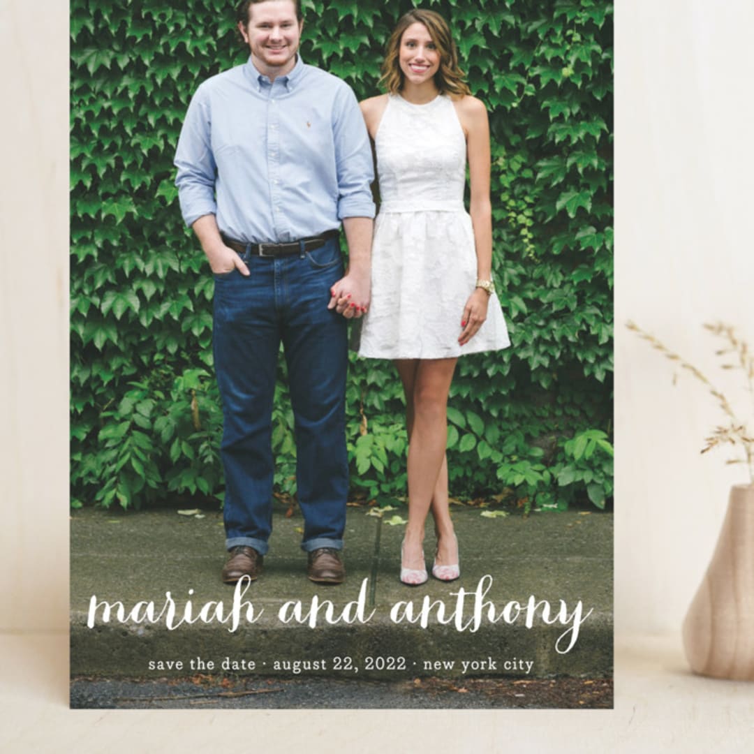 "Prescott" - Save the Dates in Cotton by Roxy Cervantes - Front