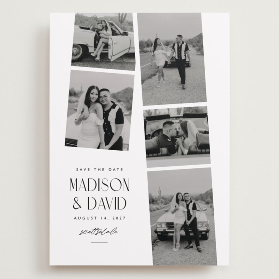 "Photo Booth" - Save the Dates in Sugar by Jessica Williams - Front