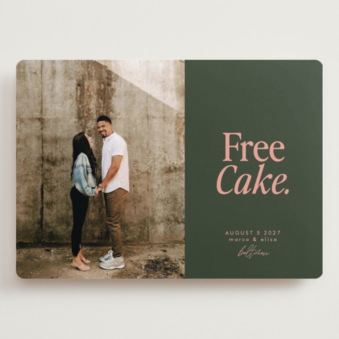 "Free Cake" - Save the Dates in Hunter by Erin L. Wilson - Front