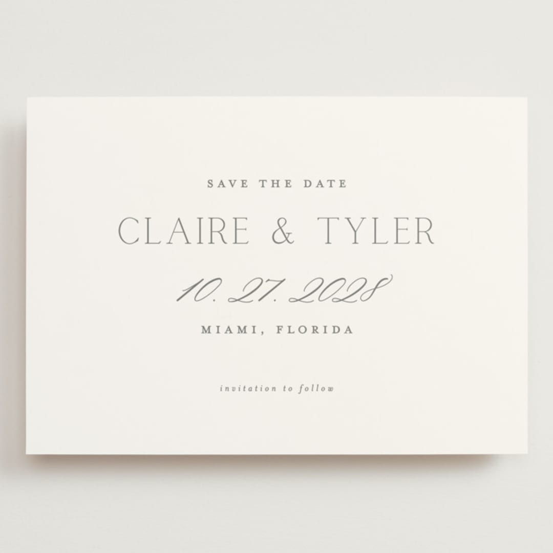"Mark the Calendar" - Save the Dates in Smoke by Vanessa Doyle - Front