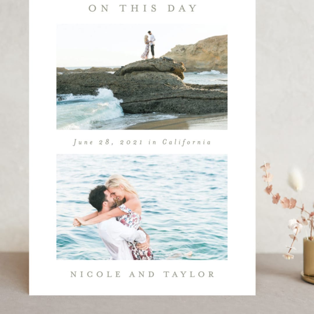 "Nicole" - Save the Dates in Tuscan Thyme by Kate Ross - Front