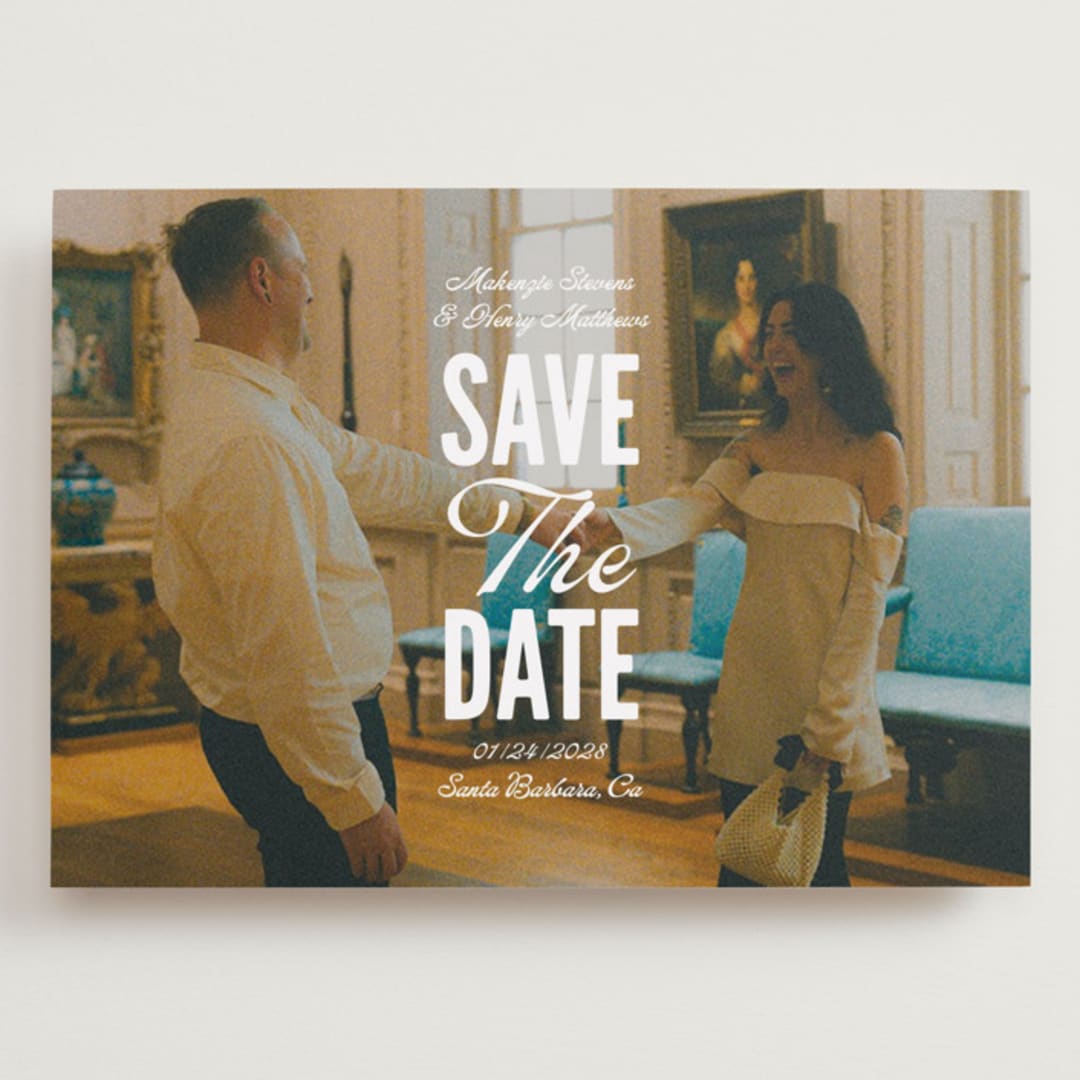 "Full Page" - Save the Dates in Lily by Owl and Toad - Front