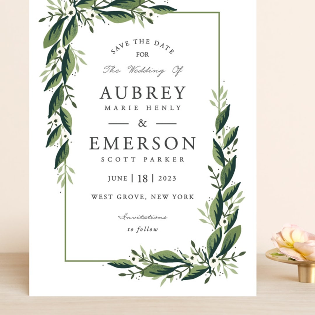 "Paradise" - Save the Dates in Forest by Oma N. Ramkhelawan - Front