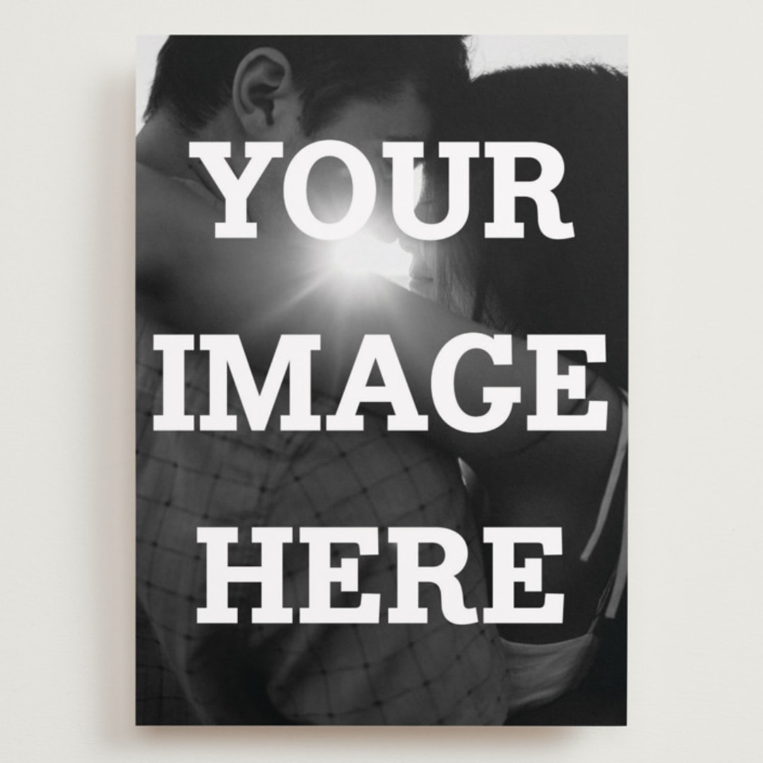 "The Big Picture" - Save the Dates in Ivory by Minted - Front