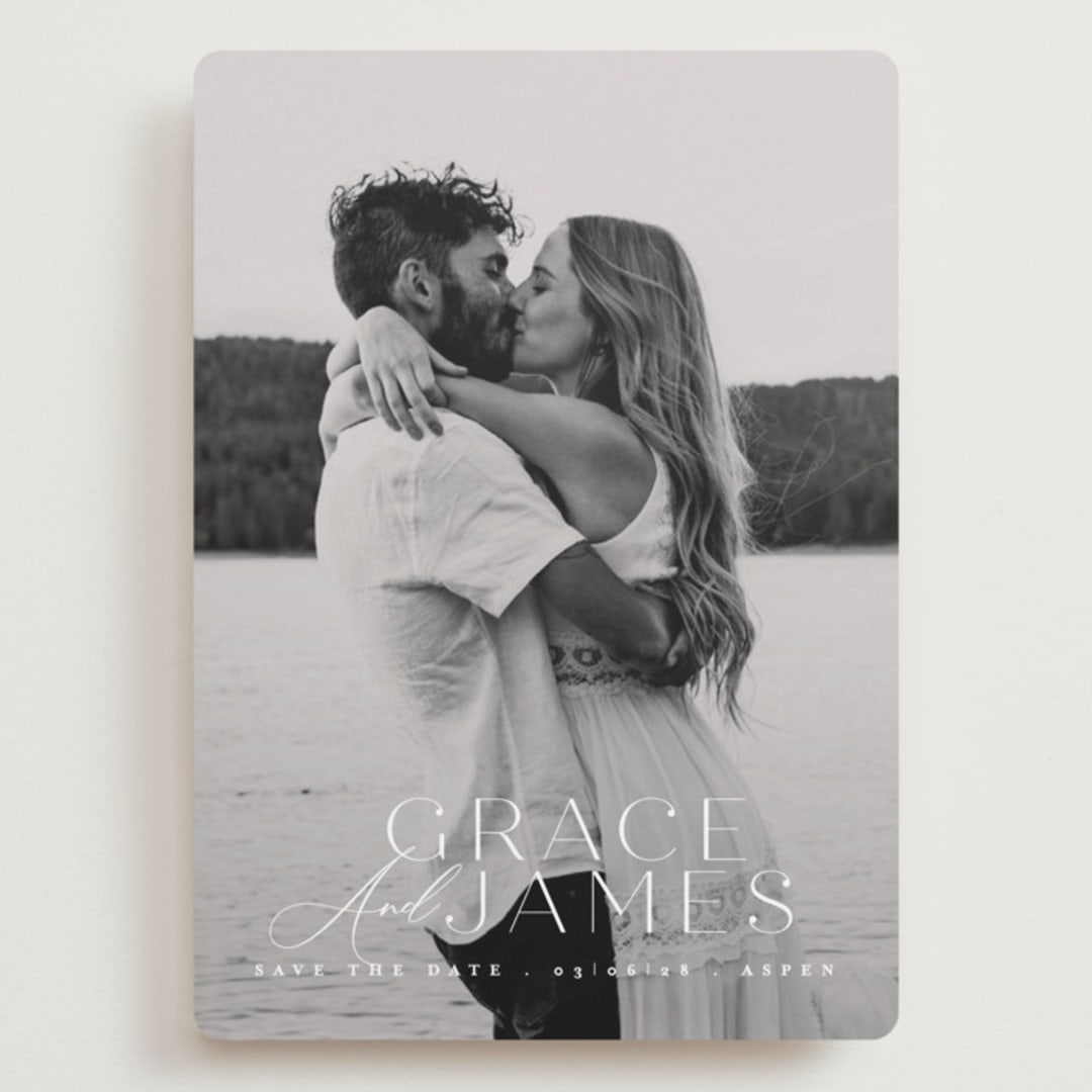 "Namesake" - Save the Dates in Snow by Angela Thompson - Front