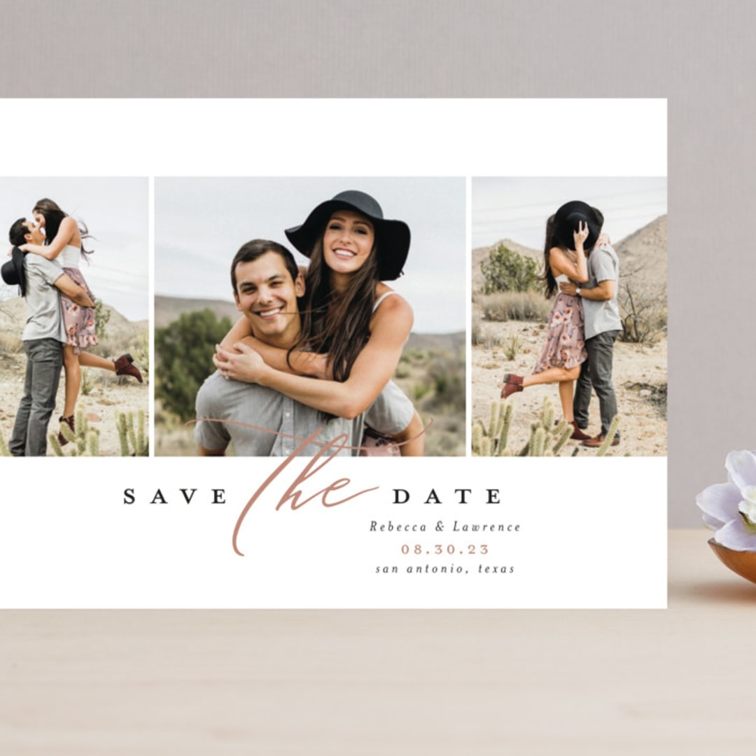 "sweet thing" - Save the Dates in Rust by Laura Hamm - Front