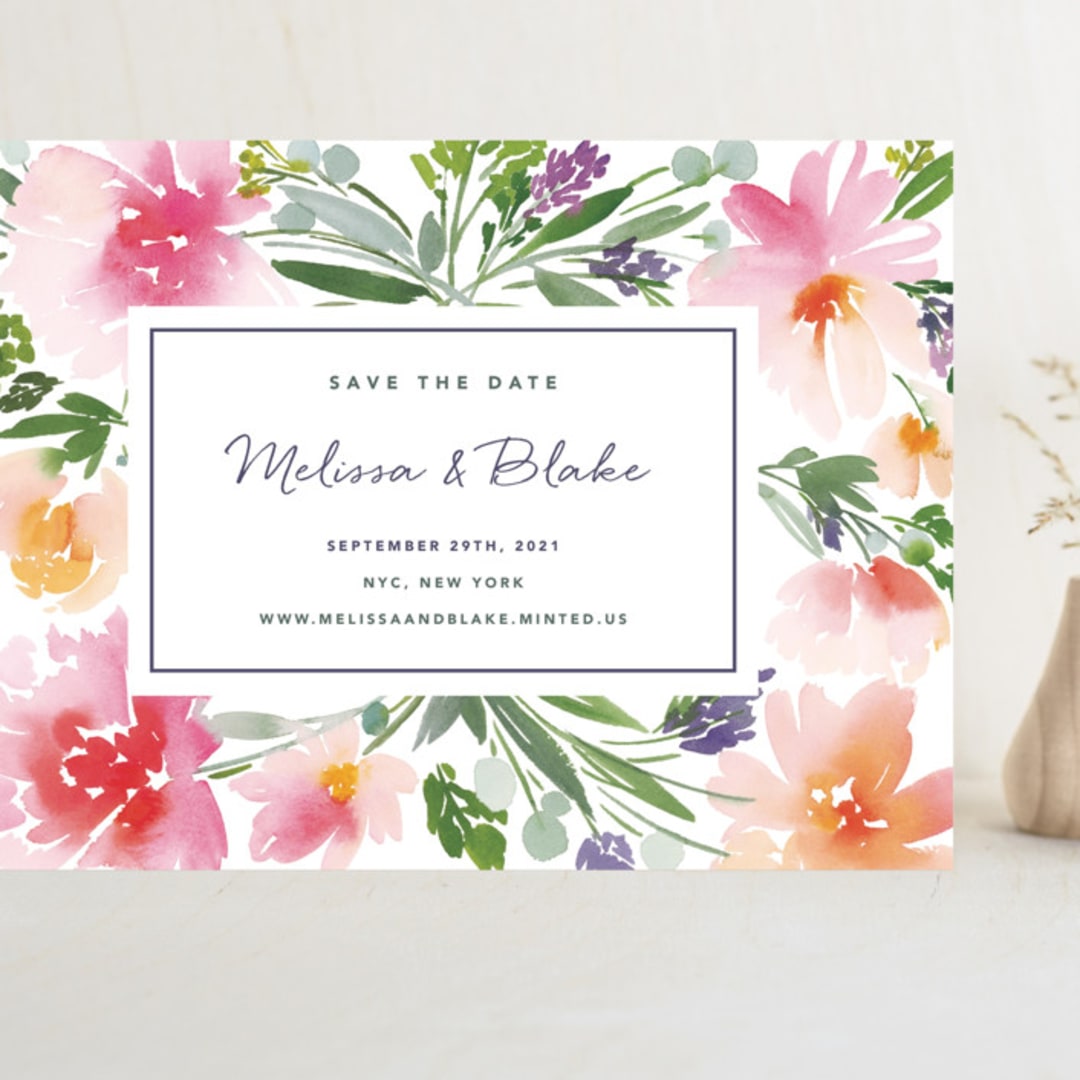 "Eliza" - Save the Dates in Spring by Yao Cheng Design - Front