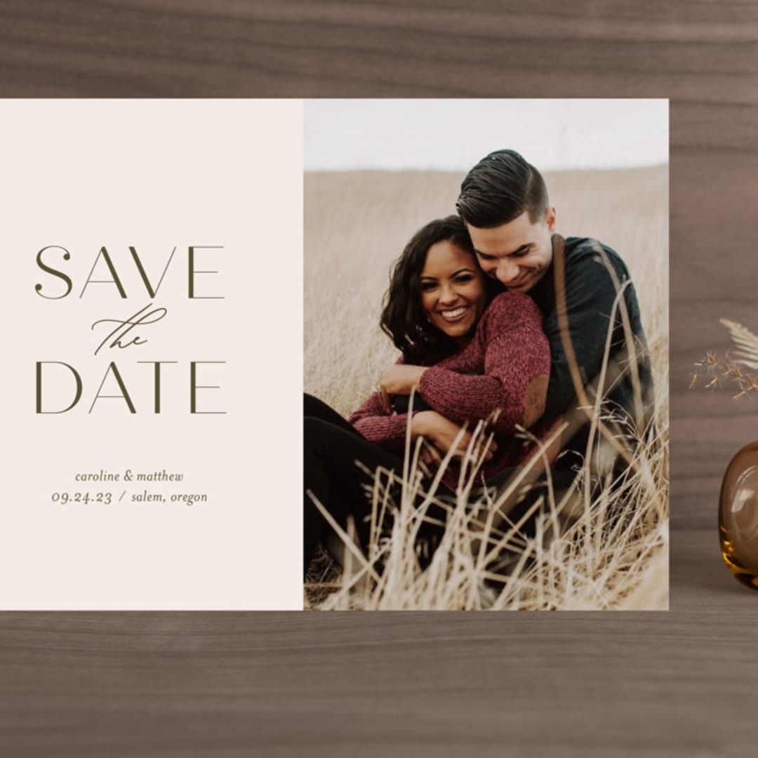 "Effortless" - Save the Dates in Buttercream by Jessica Williams - Front