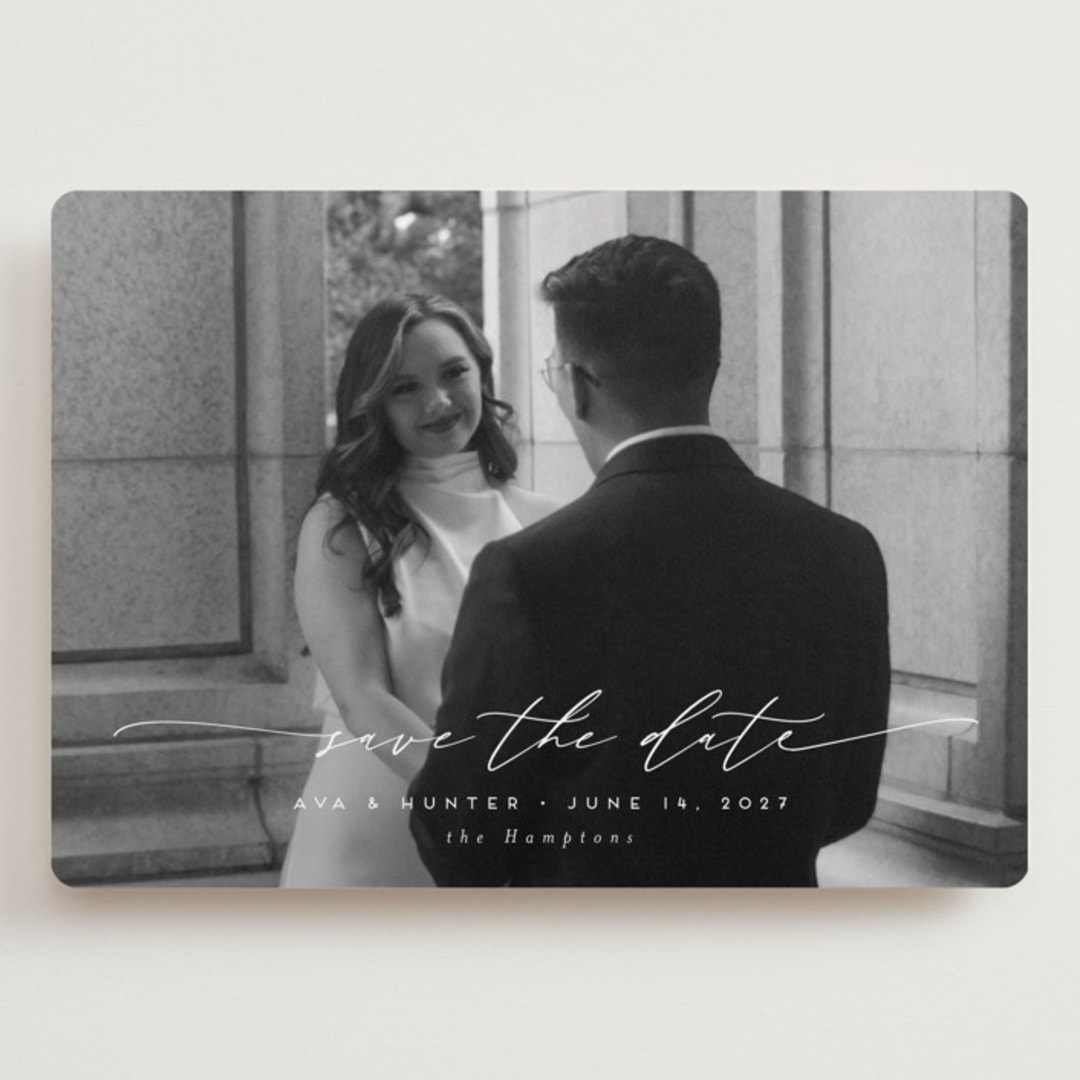 "For Forever" - Save the Dates in Snow by Nicoletta Savod - Front