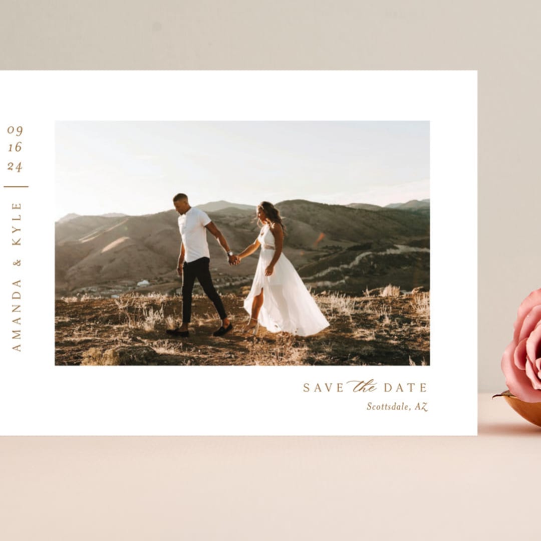 "Minimale" - Save the Dates in Frosting by Jessica Williams - Front