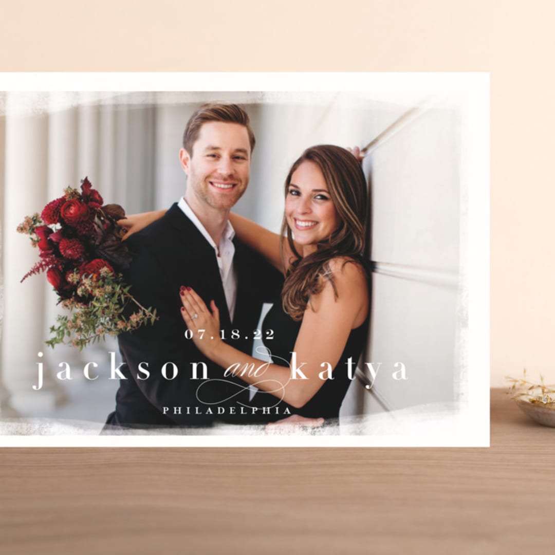 "bollicine" - Save the Dates in Marshmallow by chocomocacino - Front