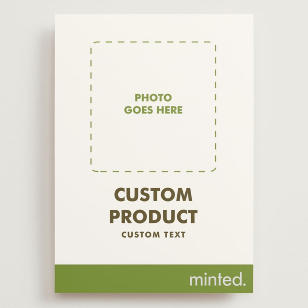"Portrait" - Save the Dates in Charcoal by Minted - Front