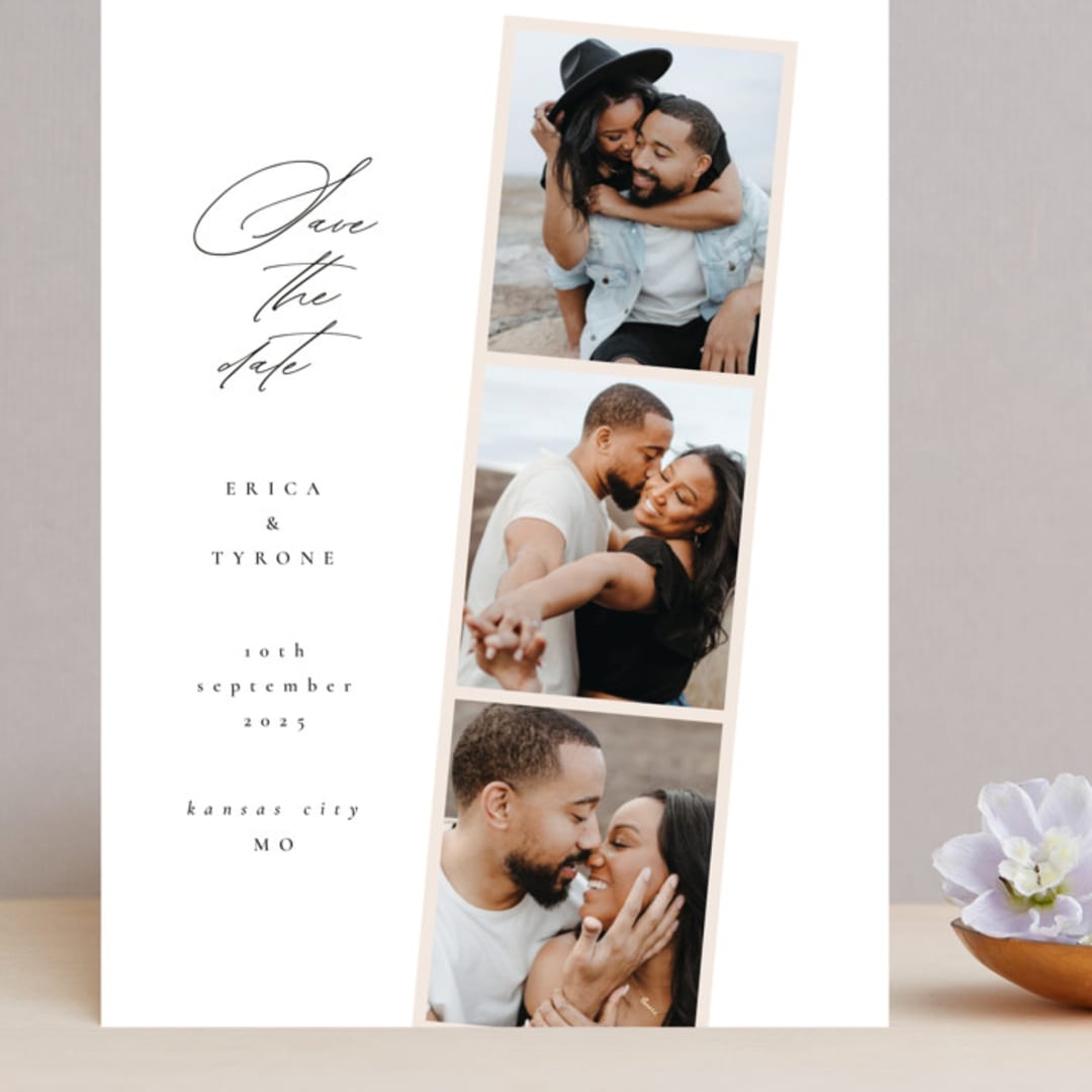 "Moments" - Save the Dates in Moon by Corinne Malesic - Front
