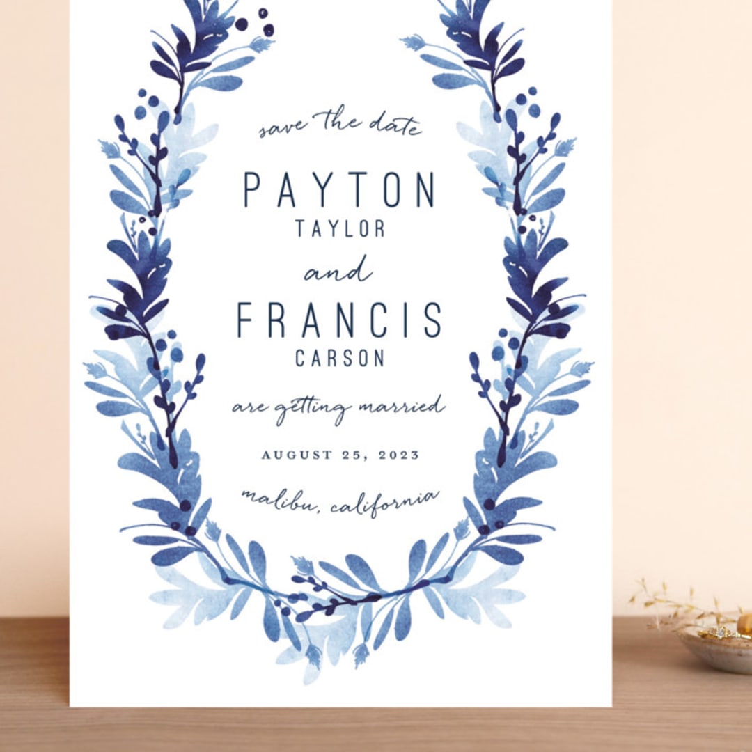 "willow frame" - Save the Dates in Lake by Robin Ott - Front