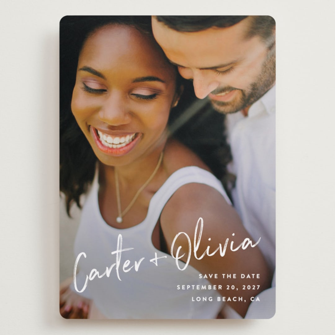 "Signature" - Save the Dates in Pearl by Owl and Toad - Front