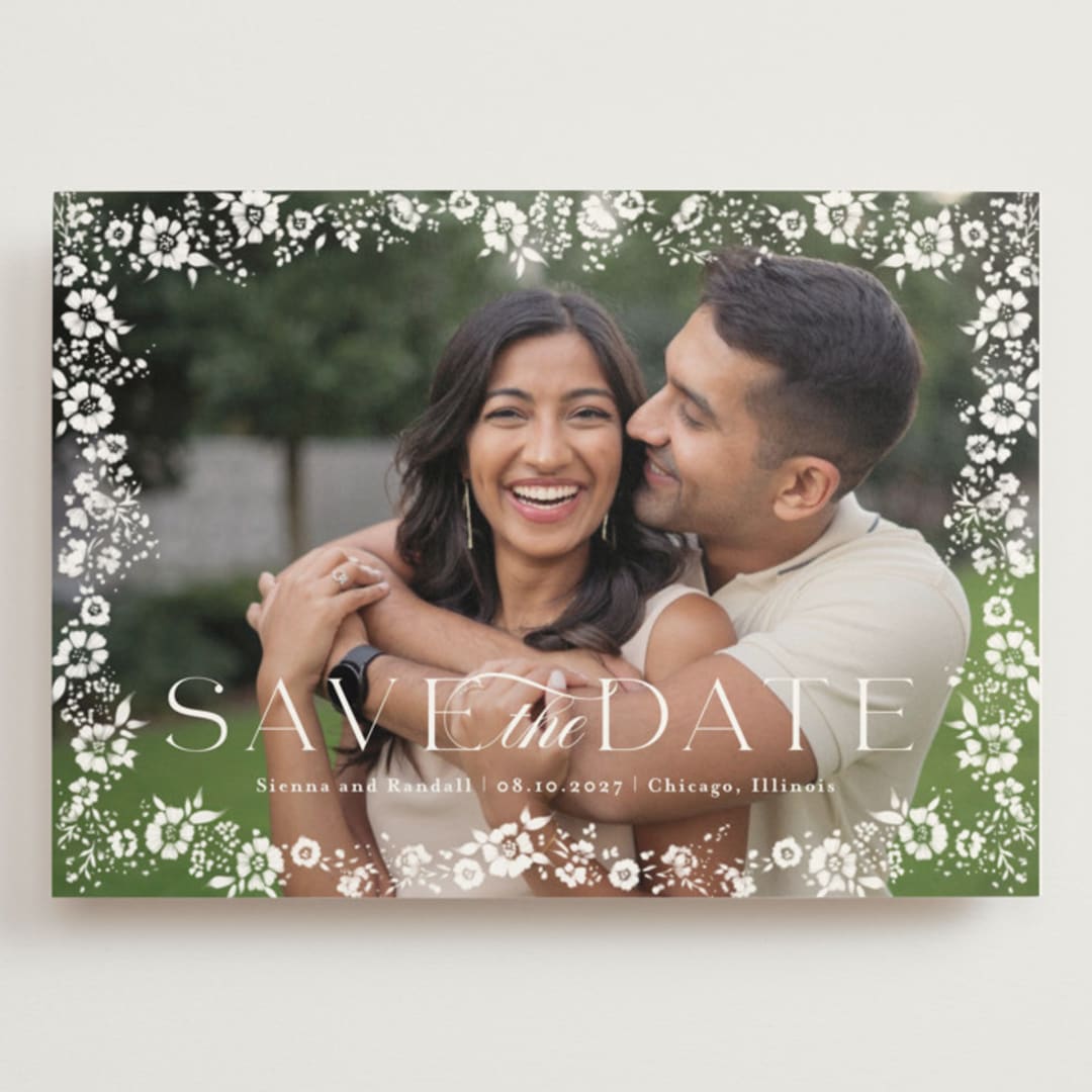 "Meander" - Save the Dates in Snow by Angela Marzuki - Front
