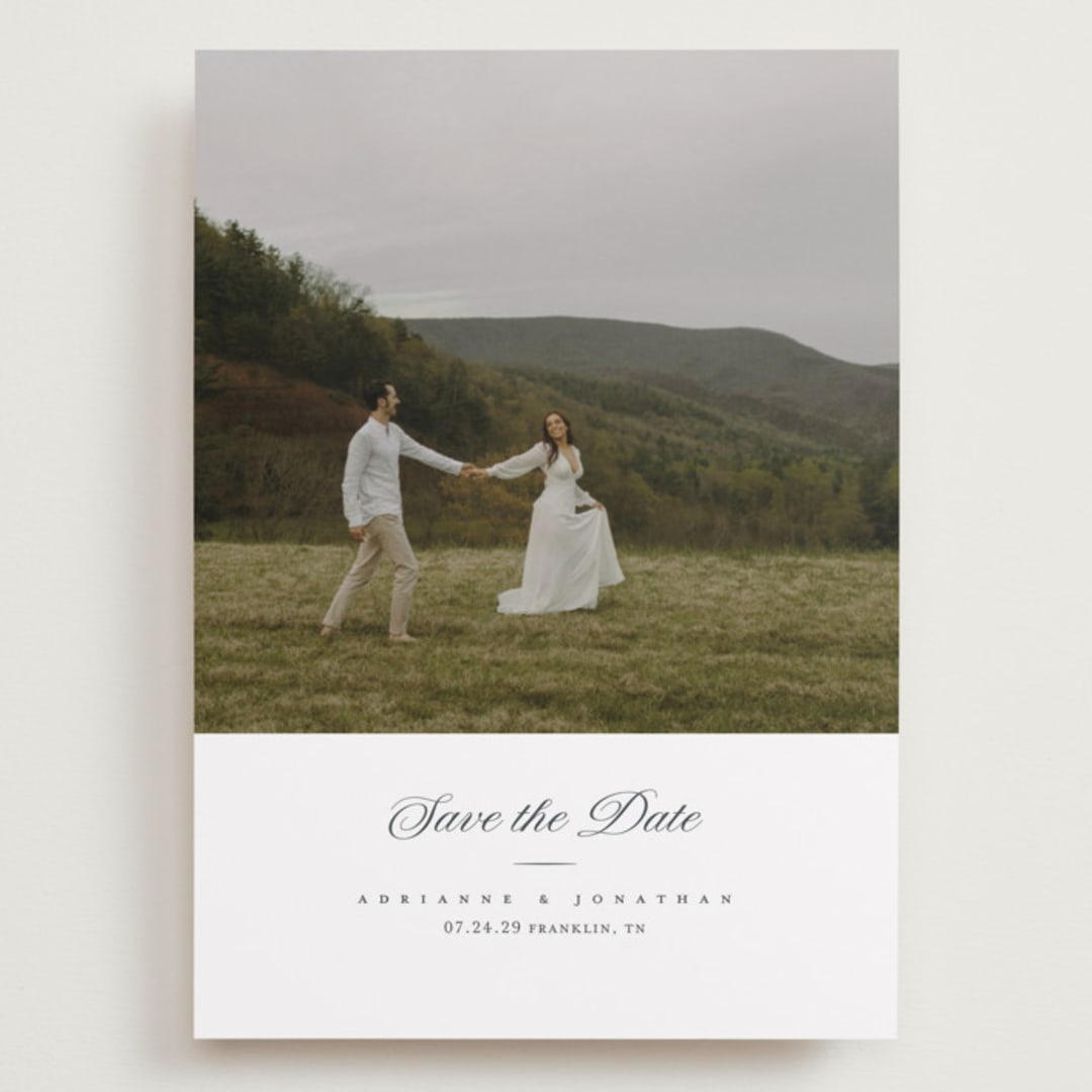 "Together Always" - Save the Dates in Chiffon by Eric Clegg - Front