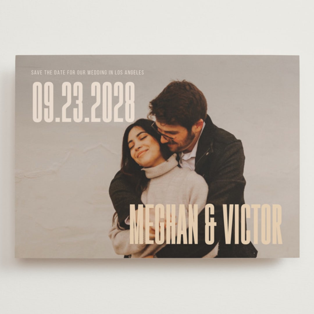 "Ensemble" - Save the Dates in Honey by letterfix - Front