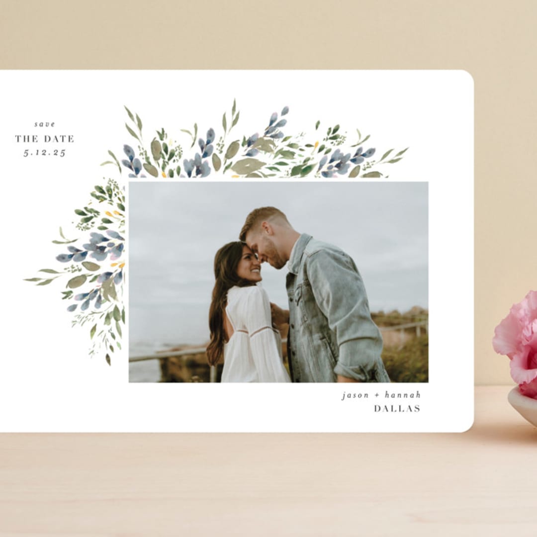"Aubrieta" - Save the Dates in Denim by Itsy Belle Studio - Front