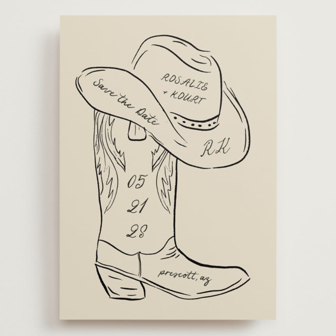 "Lariat" - Save the Dates in Sand by Jelena Vuletic - Front