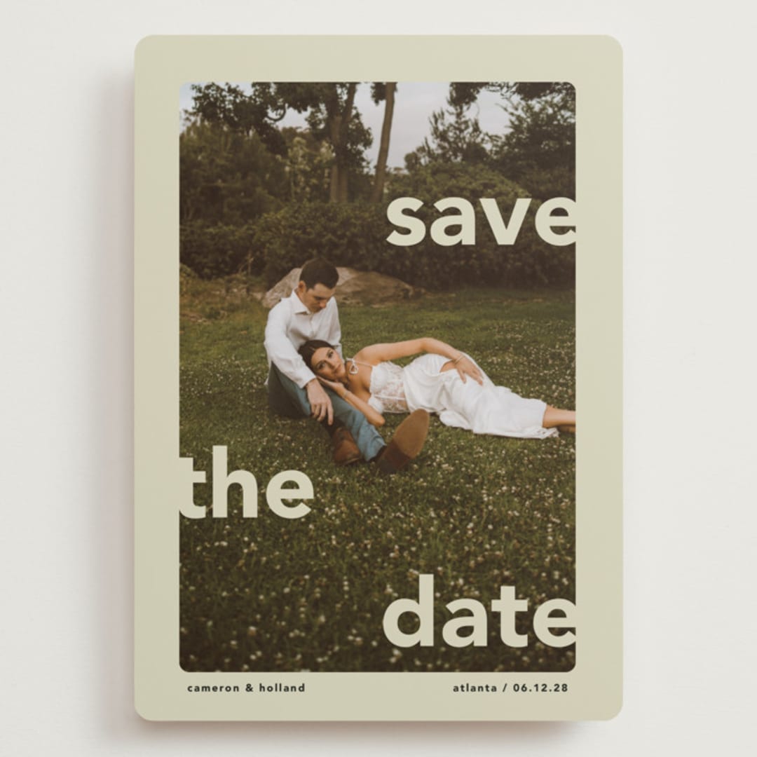 "save.the.date" - Save the Dates in Mint by Lori Wemple - Front