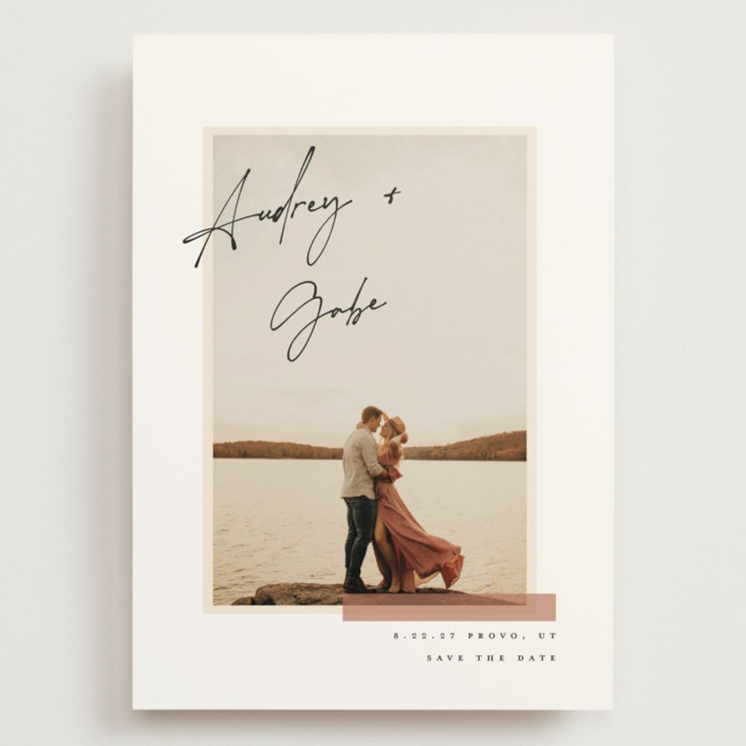 "Sentimentalist" - Save the Dates in Clay by Morgan Kendall - Front