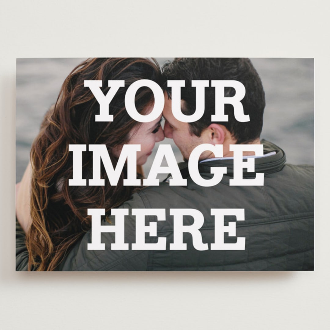 "The Big Picture" - Save the Dates in Ivory by Minted - Front
