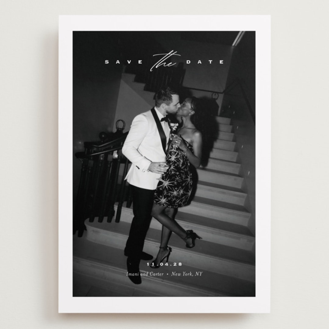 "Casual Elegance" - Save the Dates in Diamond by Eric Clegg - Front