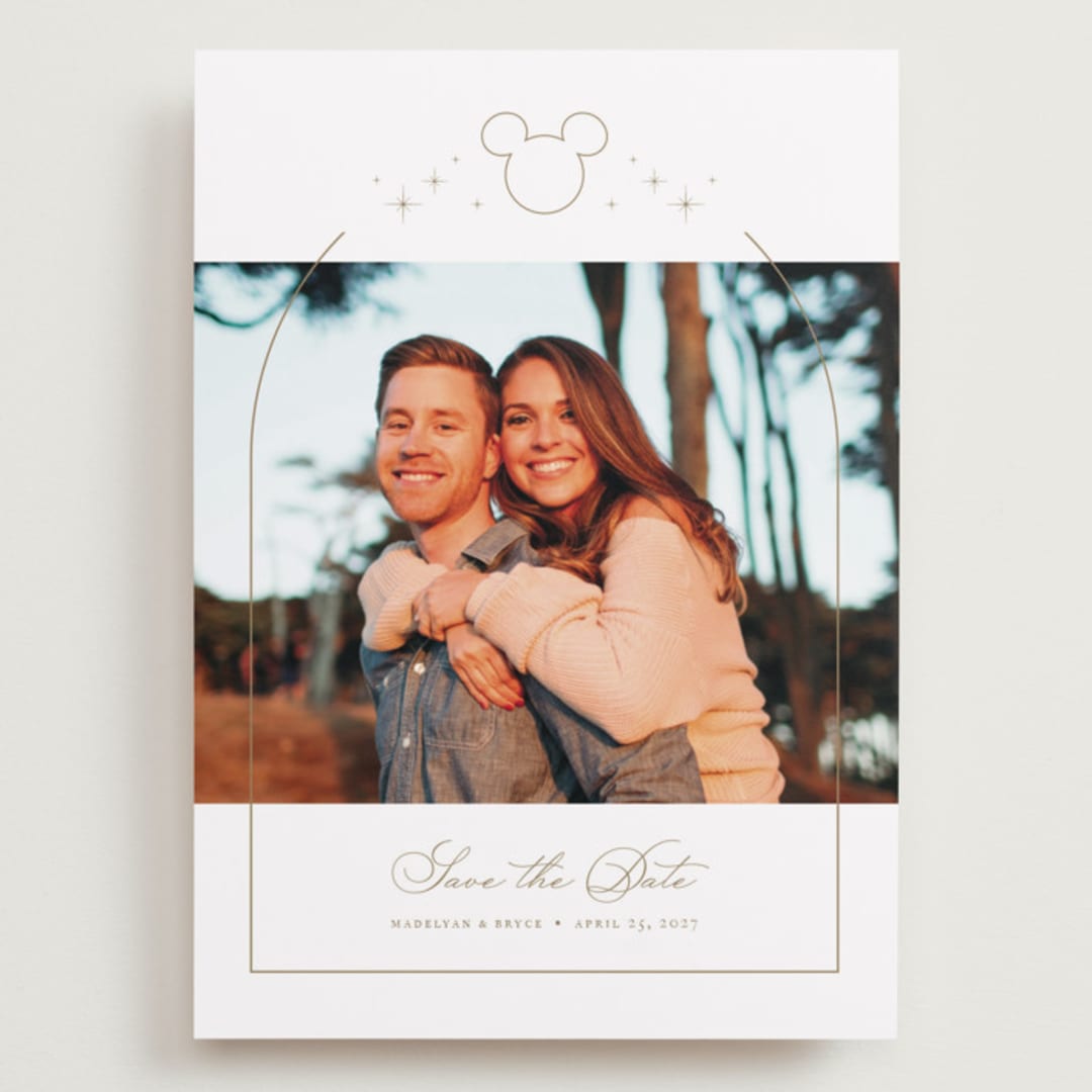 "Disney's Minimal Mickey Mouse" - Save the Dates in Celebration by Jennifer Postorino - Front