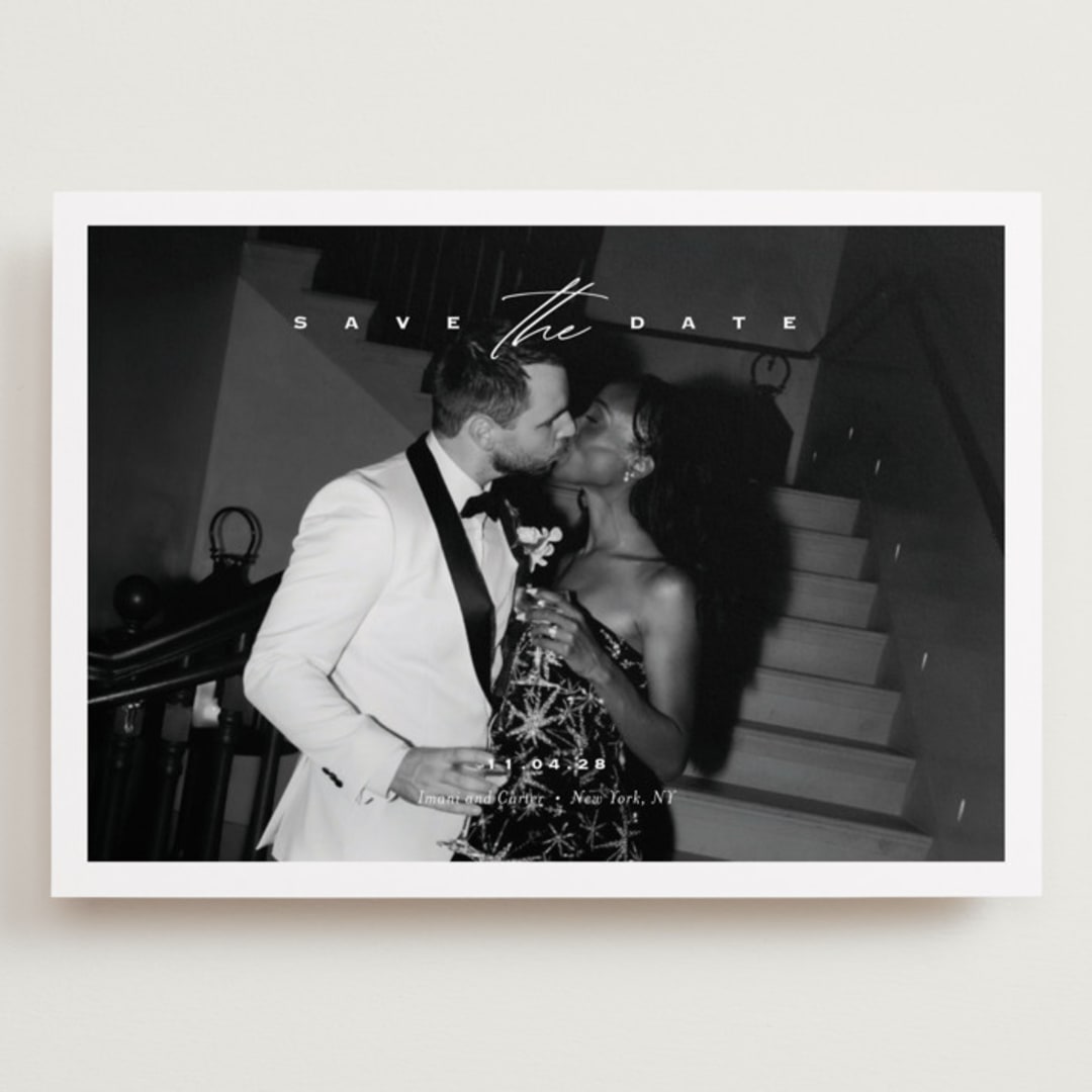 "Casual Elegance" - Save the Dates in Diamond by Eric Clegg - Front