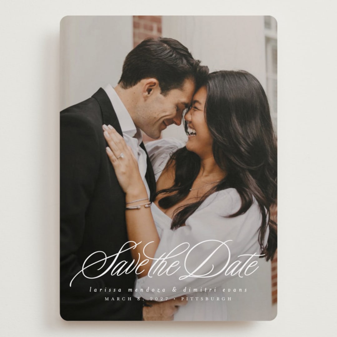 "Lovely Day" - Save the Dates in Pearl by Lea Delaveris - Front