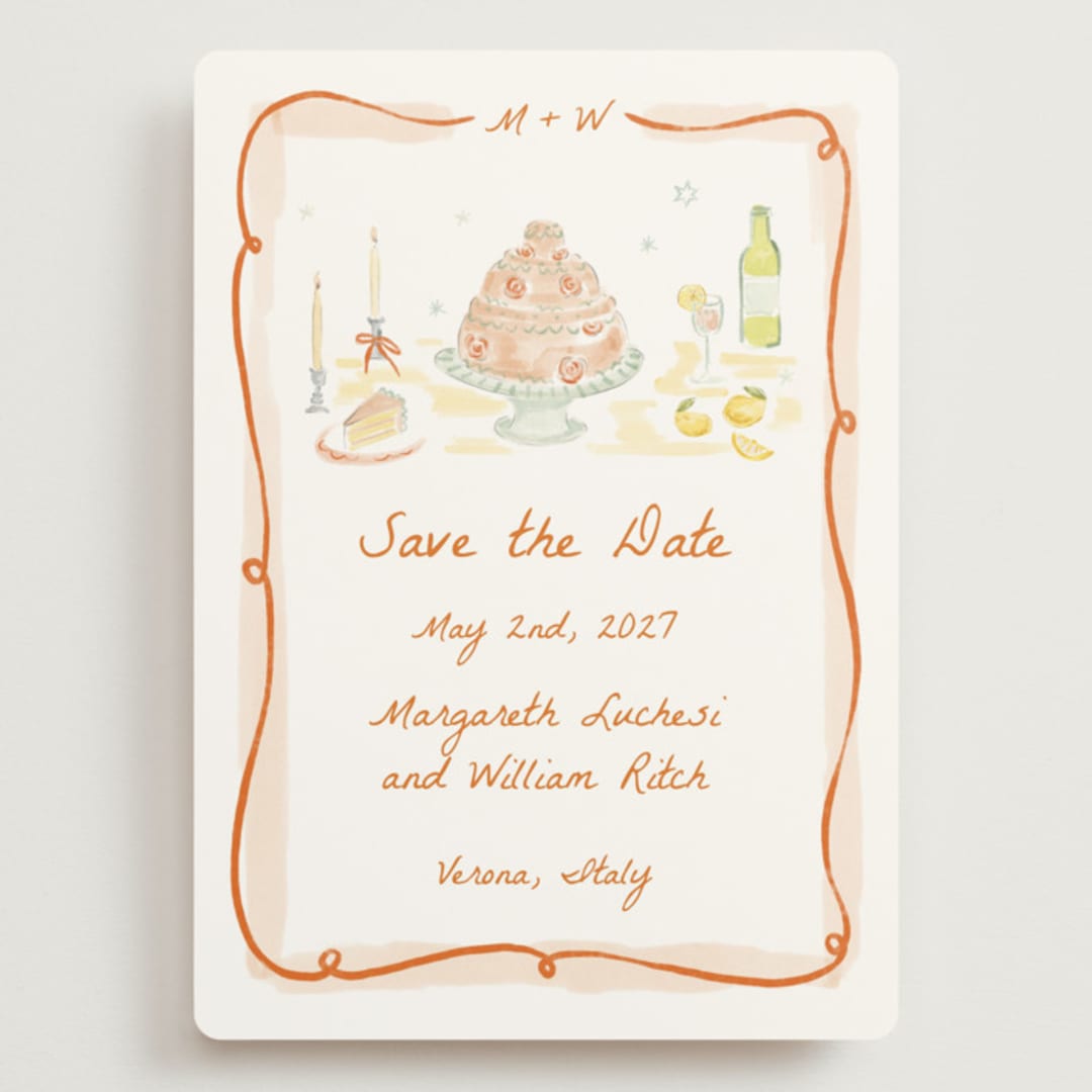 "Giardino" - Save the Dates in Flame by Pati Cascino - Front