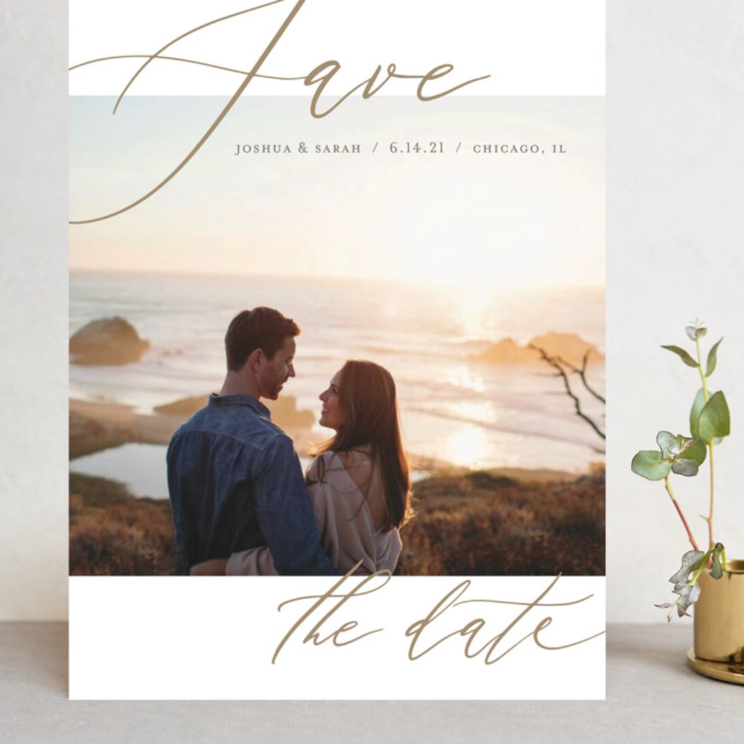 "Flow" - Save the Dates in Amber by Lisa Guerrero - Front