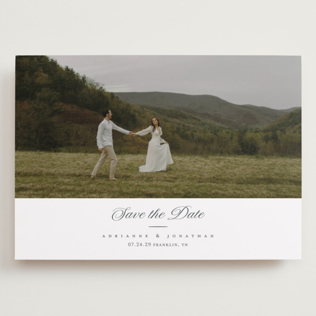 "Together Always" - Save the Dates in Chiffon by Eric Clegg - Front