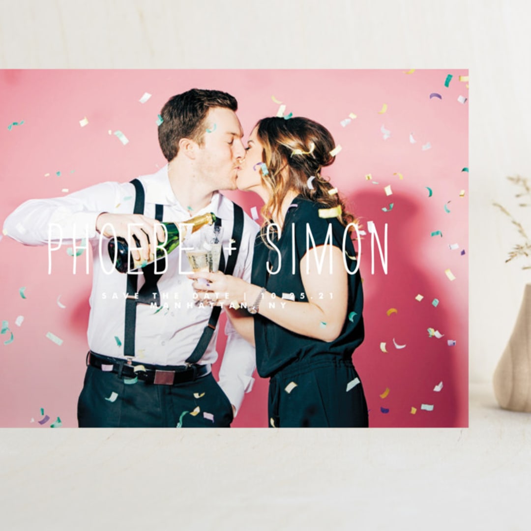 "Me + You" - Save the Dates in Lily by Roxy Cervantes - Front