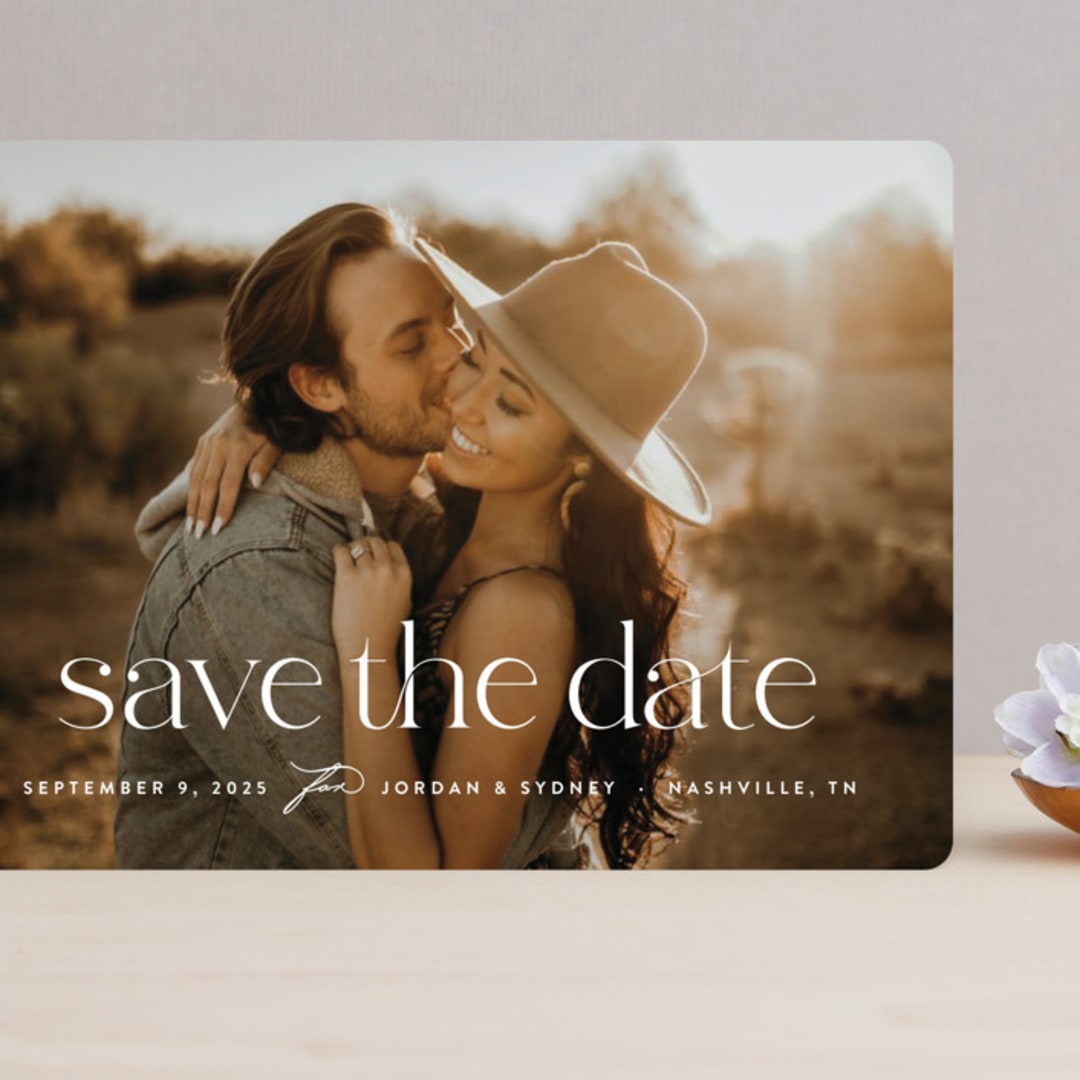 "Marrakesh" - Save the Dates in Cloud by Carly Reed Walker - Front